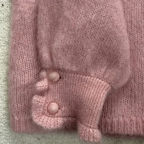 Sezane Mia Sweater Wool Pink S - Picture 3 of 5